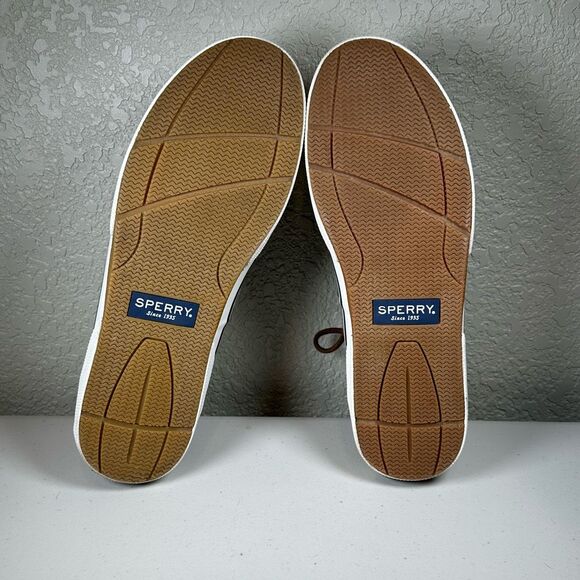 Sperry Gray and Brown Boat Shoes - Picture 4 of 9